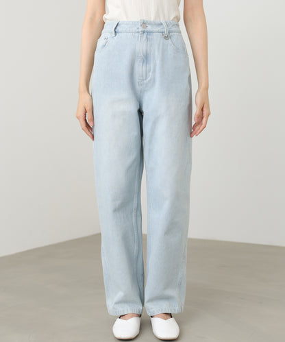 ウェーブラインデニムパンツ