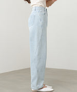 ウェーブラインデニムパンツ