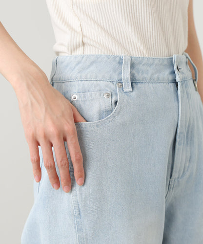 ウェーブラインデニムパンツ