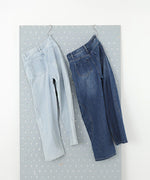 ウェーブラインデニムパンツ