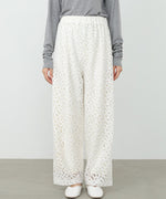 【選べるサイズ展開】刺繍フラワーパンツ