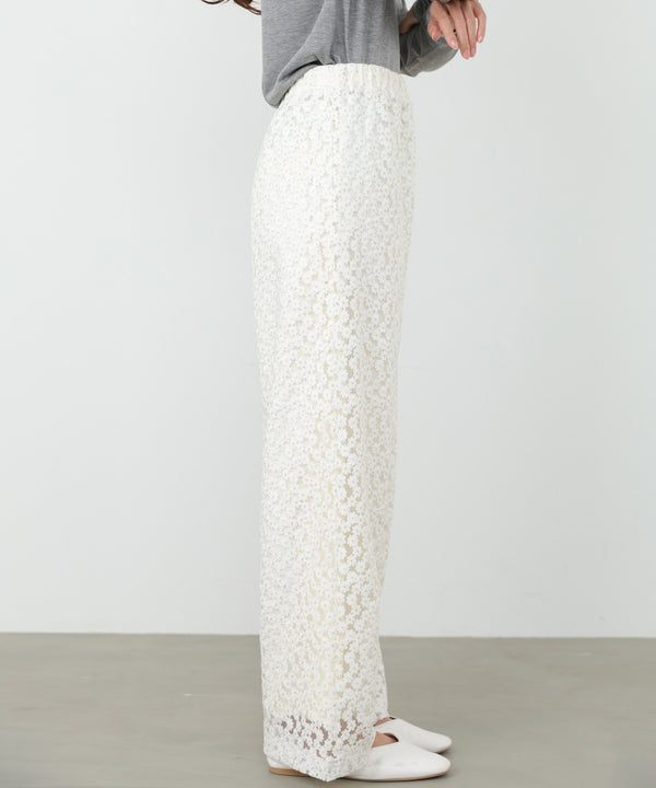 【選べるサイズ展開】刺繍フラワーパンツ