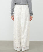 【選べるサイズ展開】刺繍フラワーパンツ