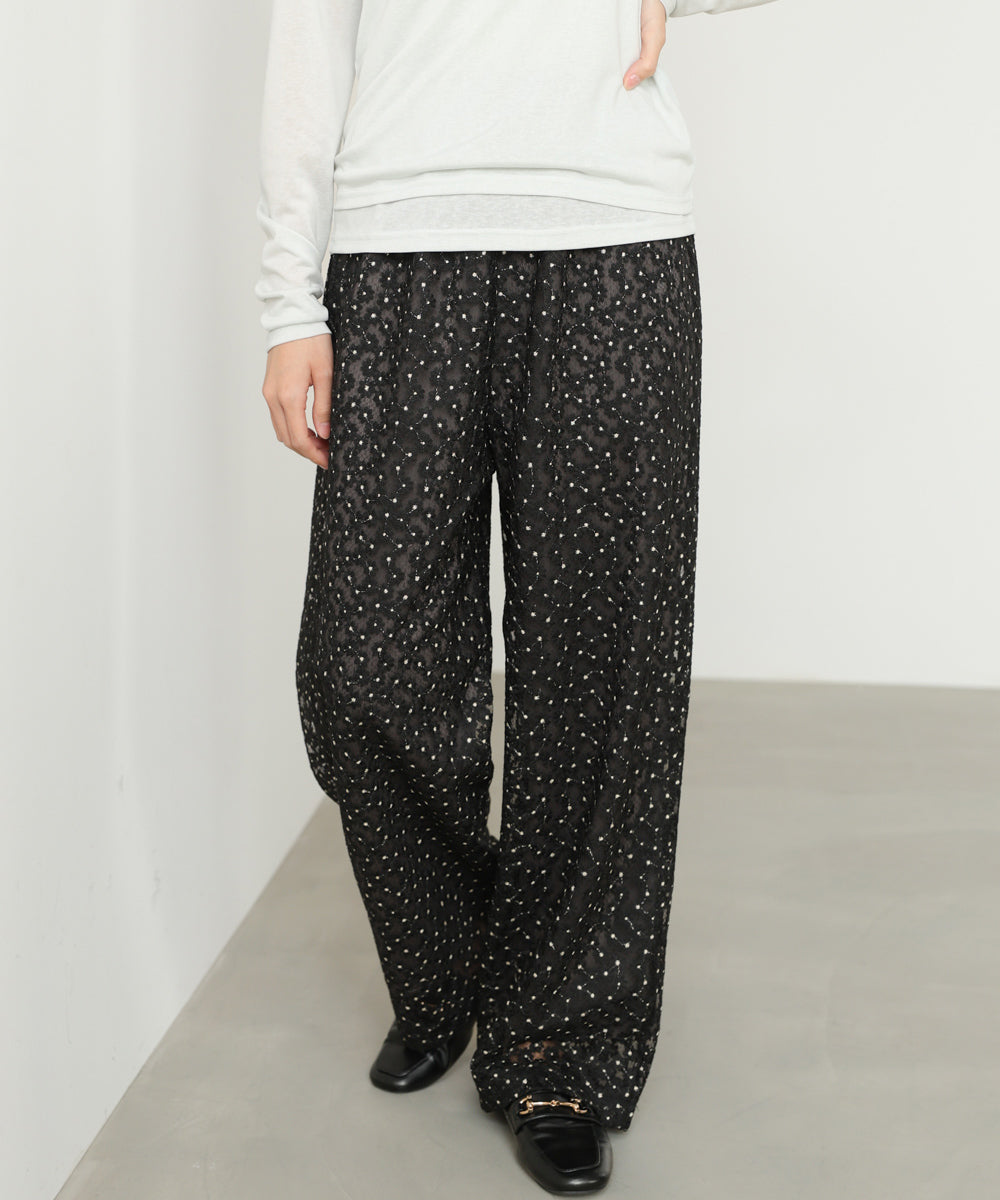 【選べるサイズ展開】刺繍フラワーパンツ