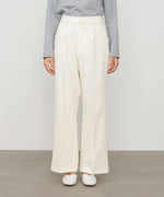 【選べるサイズ展開】ストレッチツイルセミフレアスラックスパンツ