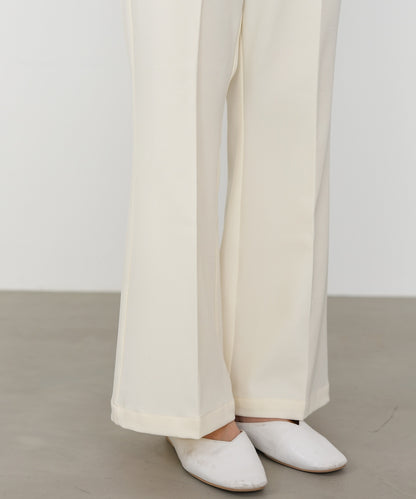 【選べるサイズ展開】ストレッチツイルセミフレアスラックスパンツ