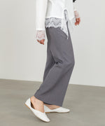 【選べるサイズ展開】ストレッチツイルセミフレアスラックスパンツ