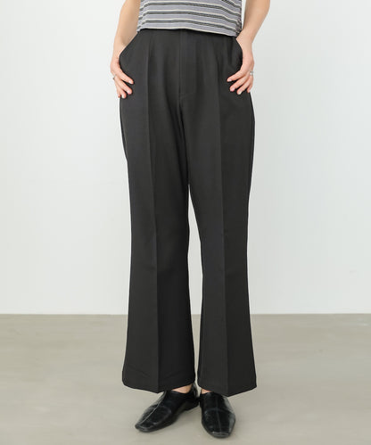 【選べるサイズ展開】ストレッチツイルセミフレアスラックスパンツ