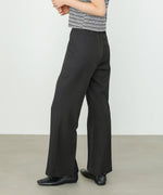 【選べるサイズ展開】ストレッチツイルセミフレアスラックスパンツ