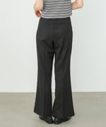 【選べるサイズ展開】ストレッチツイルセミフレアスラックスパンツ