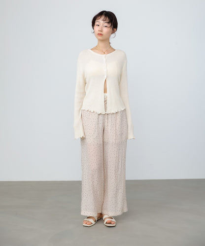 ウエストフリルドットパンツ