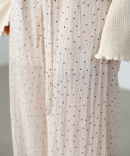 ウエストフリルドットパンツ