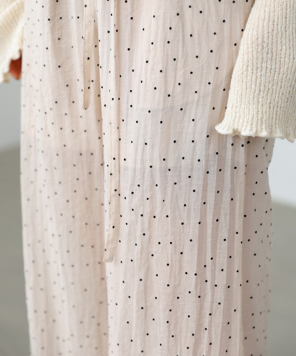 ウエストフリルドットパンツ