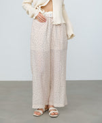 ウエストフリルドットパンツ