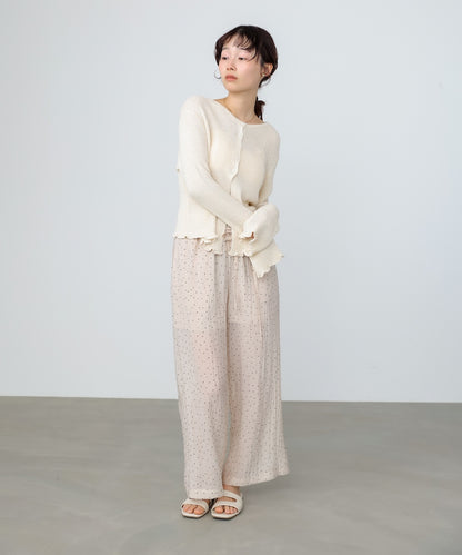 ウエストフリルドットパンツ