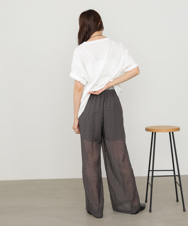 ウエストフリルドットパンツ