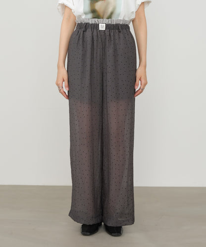 ウエストフリルドットパンツ