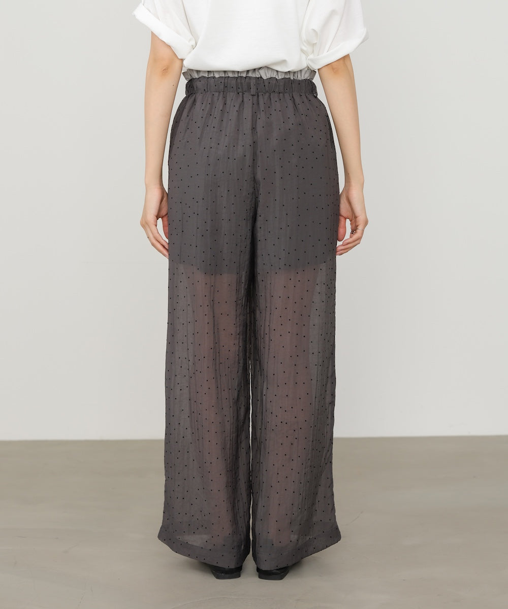 ウエストフリルドットパンツ
