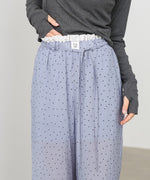 ウエストフリルドットパンツ