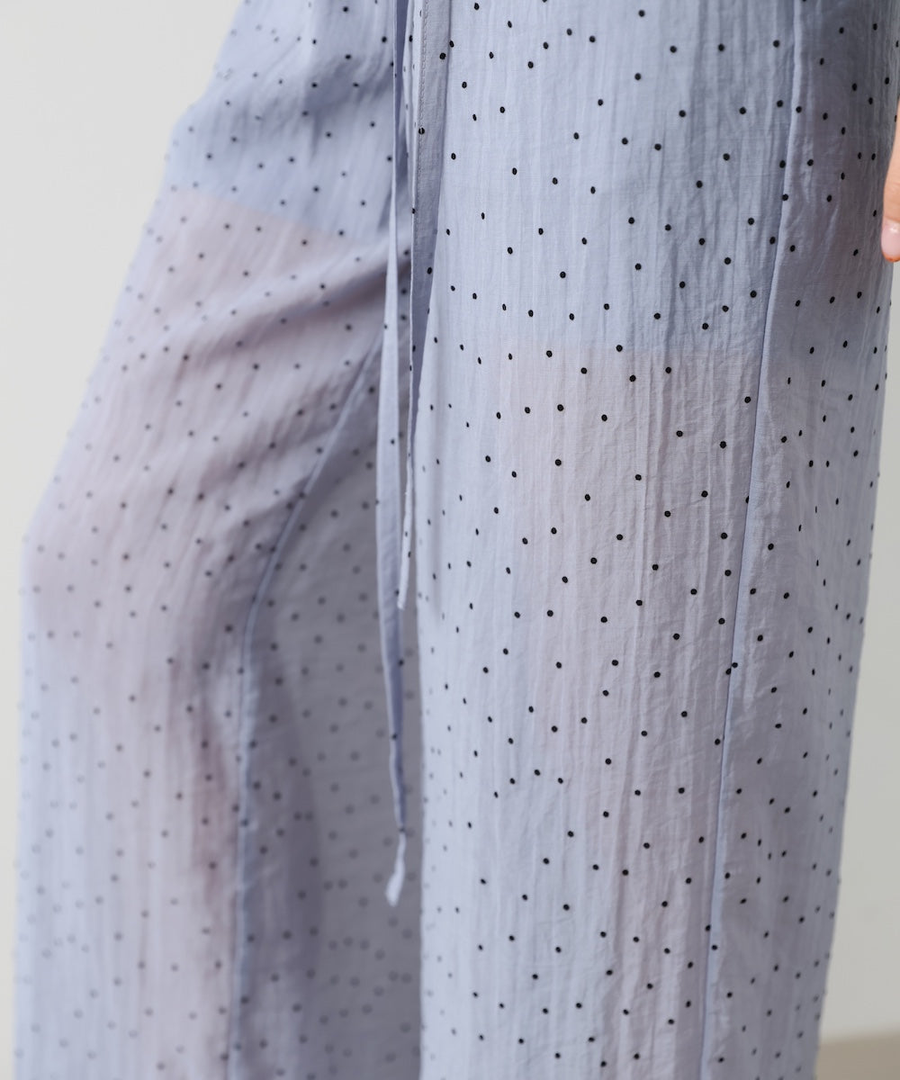 ウエストフリルドットパンツ