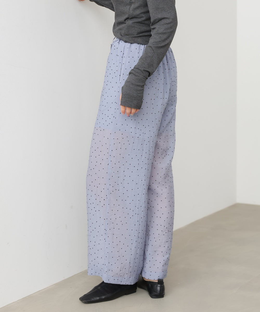 ウエストフリルドットパンツ