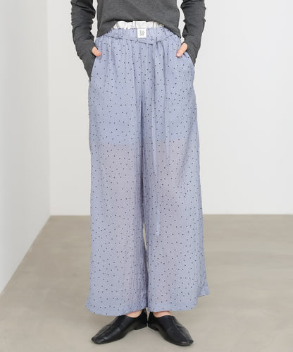 ウエストフリルドットパンツ