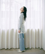 【サイズ展開あり】ストレートダメージデニムパンツ