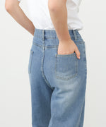 【サイズ展開あり】ストレートダメージデニムパンツ