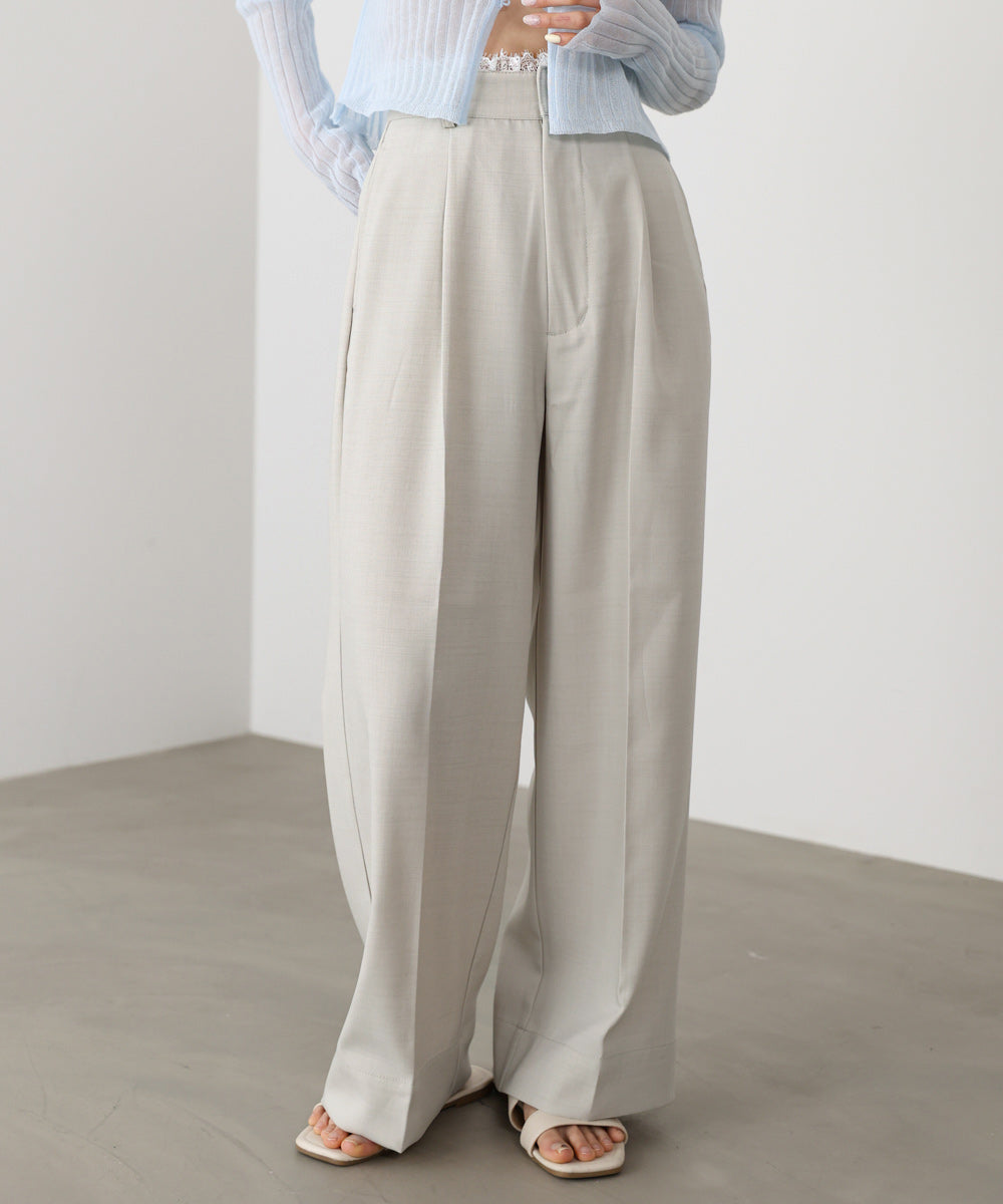 【サイズ展開あり】ウエストレースパンツ