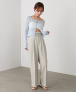 【サイズ展開あり】ウエストレースパンツ