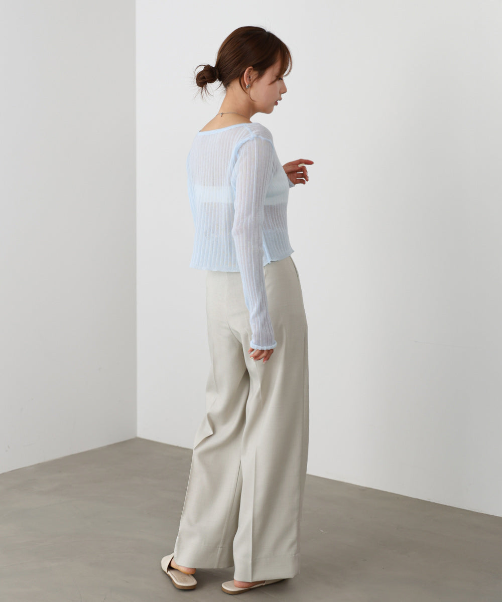 【サイズ展開あり】ウエストレースパンツ