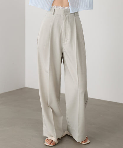 【サイズ展開あり】ウエストレースパンツ