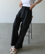 【サイズ展開あり】ウエストレースパンツ