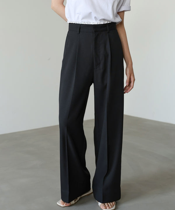 【サイズ展開あり】ウエストレースパンツ