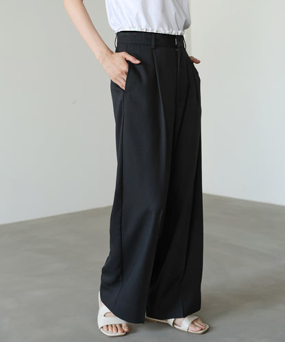 【サイズ展開あり】ウエストレースパンツ