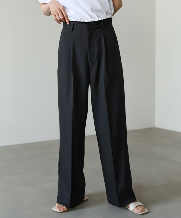 【サイズ展開あり】ウエストレースパンツ