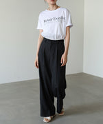 【サイズ展開あり】ウエストレースパンツ