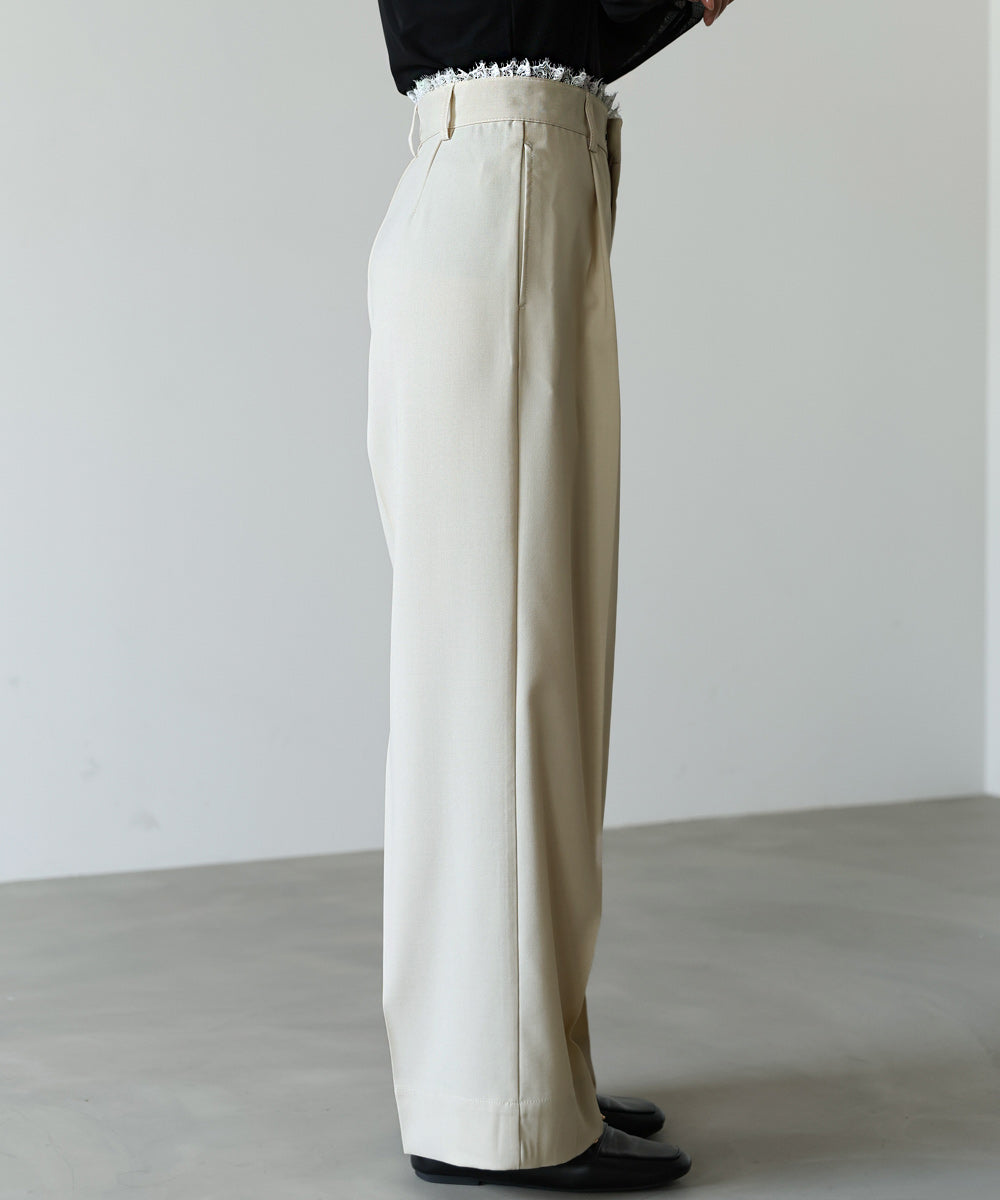 【サイズ展開あり】ウエストレースパンツ