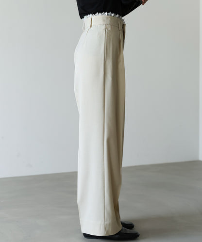 【サイズ展開あり】ウエストレースパンツ