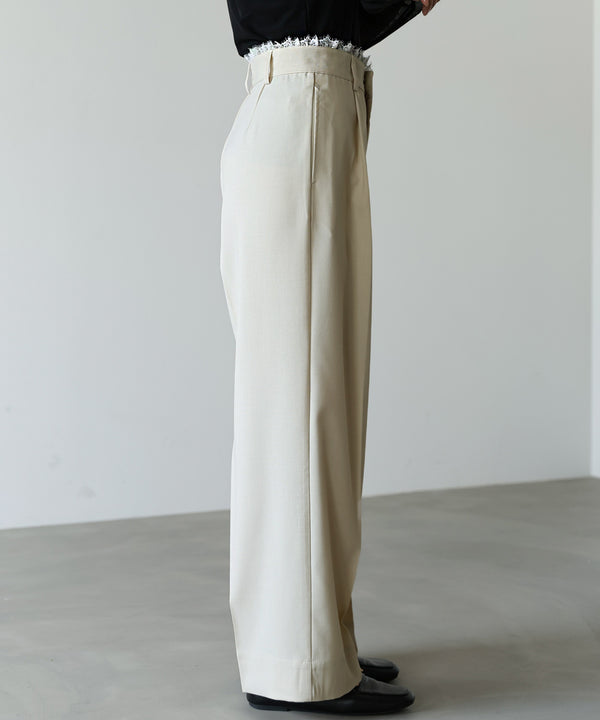 【サイズ展開あり】ウエストレースパンツ