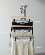 【サイズ展開あり】ウエストレースパンツ