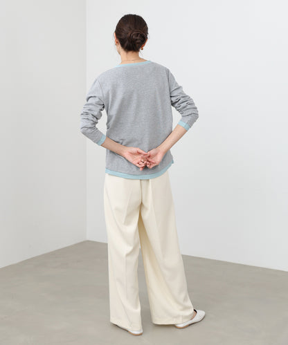 ツータックワイドパンツ