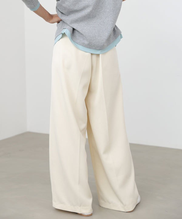 ツータックワイドパンツ