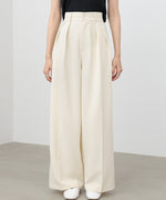 ツータックワイドパンツ