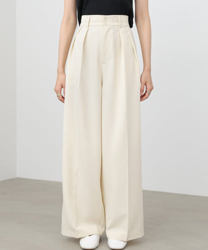 ツータックワイドパンツ