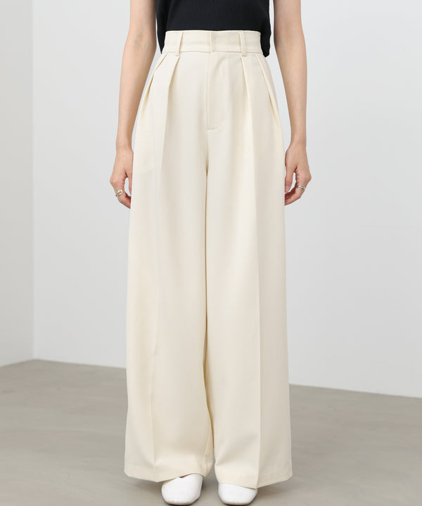 ツータックワイドパンツ
