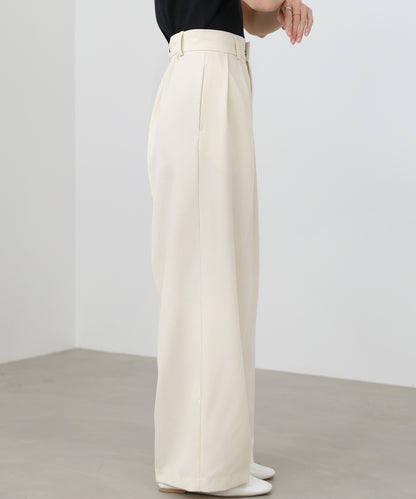 ツータックワイドパンツ