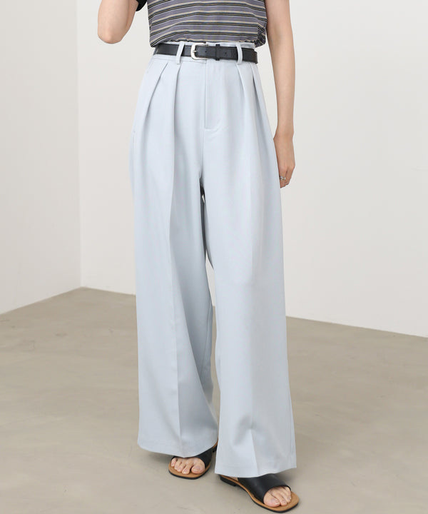 ツータックワイドパンツ