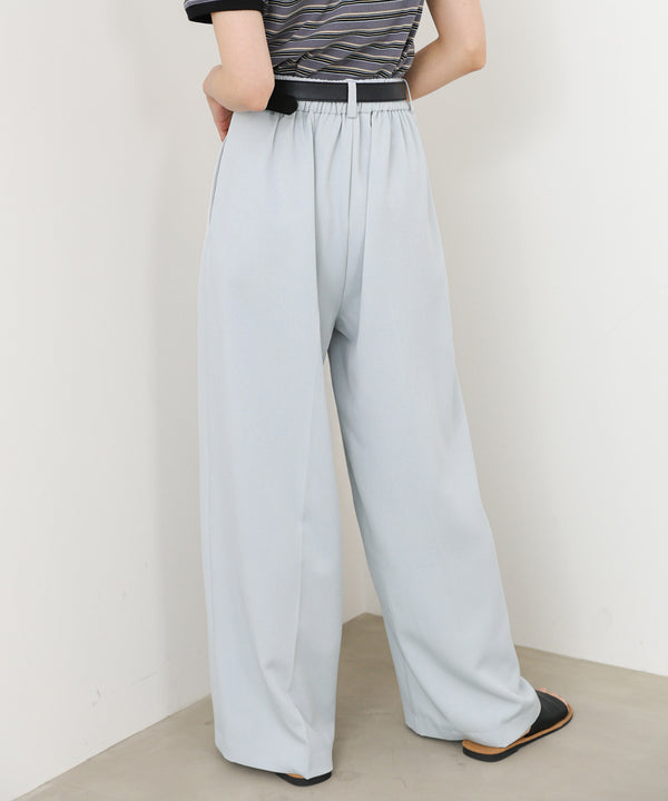 ツータックワイドパンツ