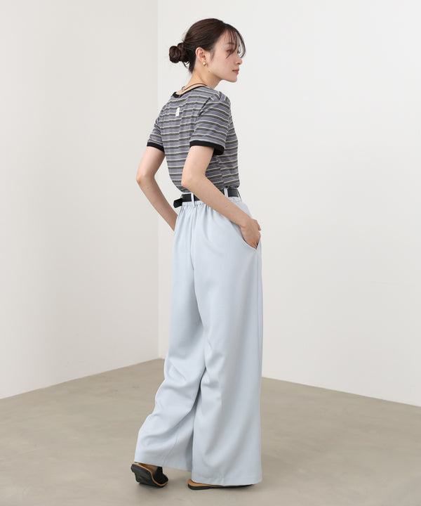 ツータックワイドパンツ